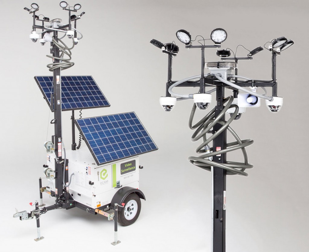 MSU Hybrid, Mobile Surveillance Unit Security Camera ECAMSECURE