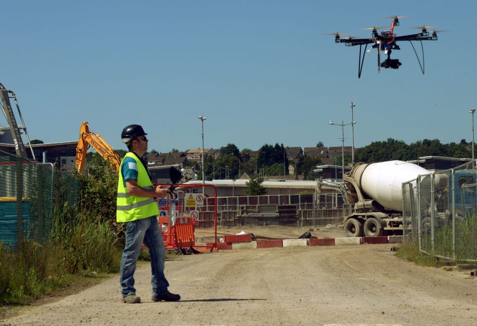 drones in construction