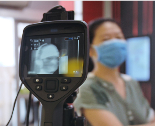 Thermographic Temperature screening